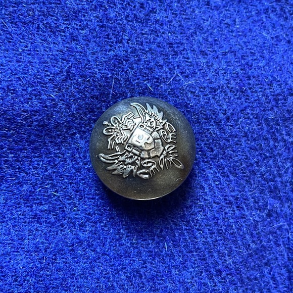 Royal Blue size small, short Pea Coat. - Picture 6 of 7